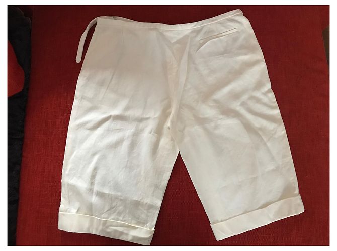 Hermès Kurze Hose Aus weiß - Ansicht 6