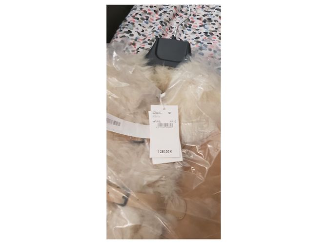 Comptoir Des Cotonniers Abrigo de piel de cordero Beige - vista 3