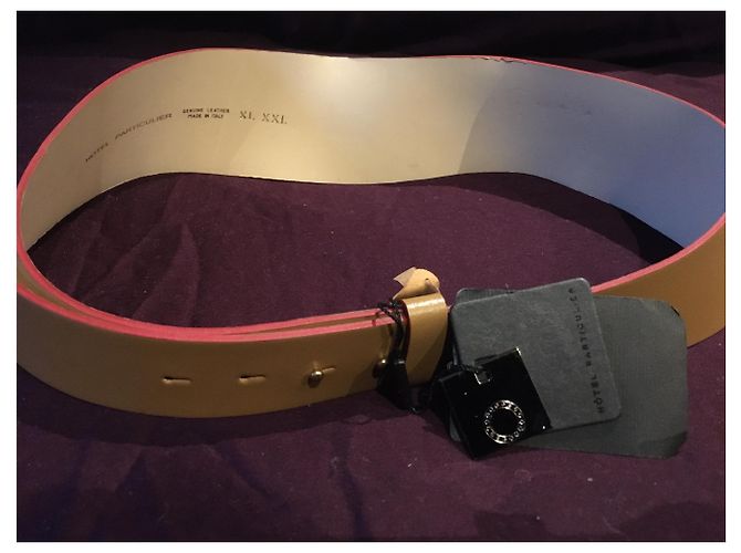 Hôtel Particulier Mila Gürtel Beige Leder - Ansicht 2
