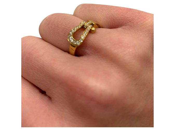 Fred Force ring 10 Medium model Golden - view 2
