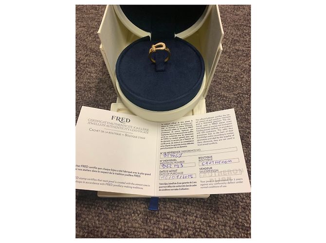Fred Force ring 10 Medium model Golden - view 9