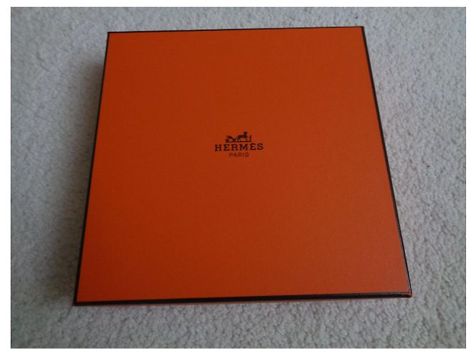 Hermès H Gürtel wendbar 32mm Orange Schokolade - Ansicht 7
