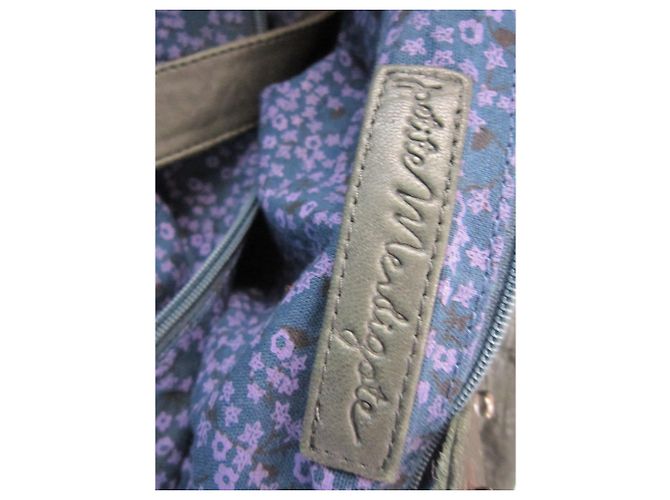 Bolso Petite Mendigote Large Model Gris Antracita Cuero - vista 6