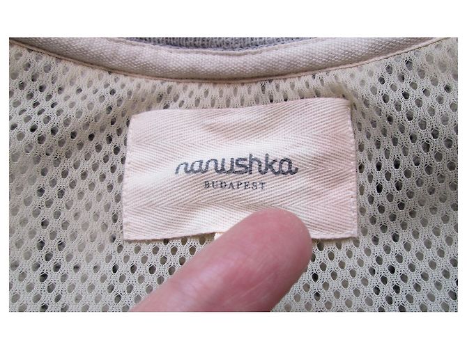 Jersey Nanushka de lana a cuadros blanco y gris - vista 3