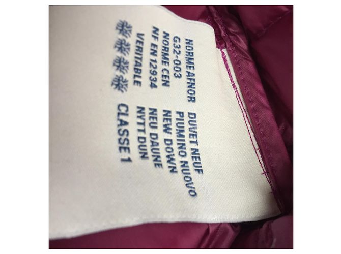 Piumino Moncler in cashmere viola Porpora - vista 8