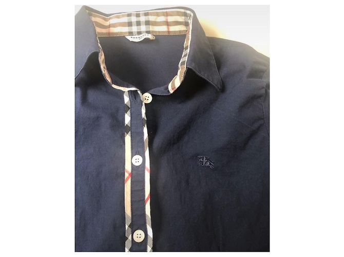 Camisa Burberry Brit de algodón azul - vista 2