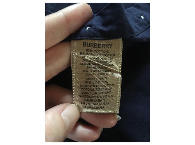 Camisa Burberry Brit de algodón azul - vista 3