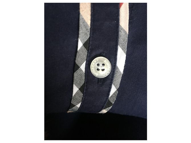 Camisa Burberry Brit de algodón azul - vista 4