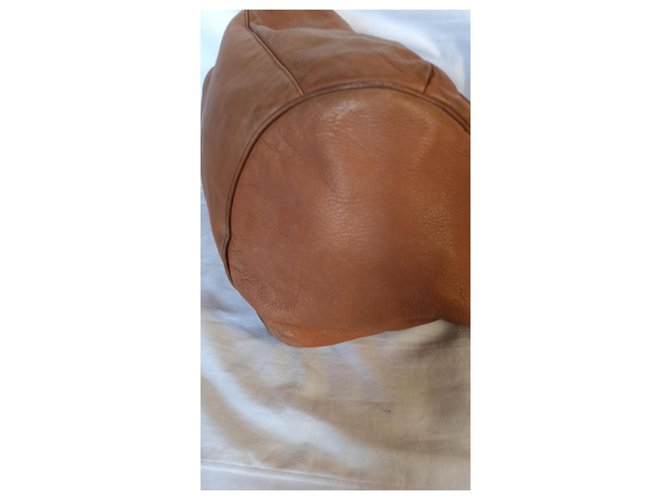 Borsa Vanessa Bruno Moon in pelle marrone - vista 2