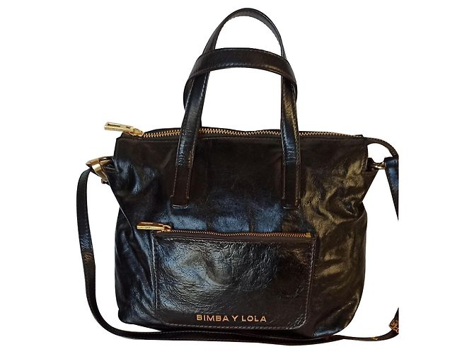 Borsa a mano Bimba & Lola in pelle nera Nero - vista 2