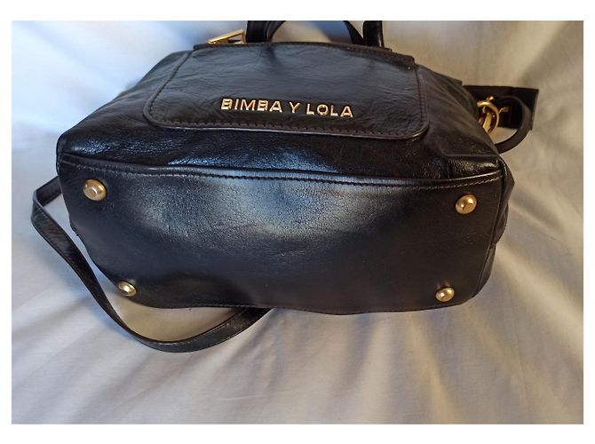 Borsa a mano Bimba & Lola in pelle nera Nero - vista 4