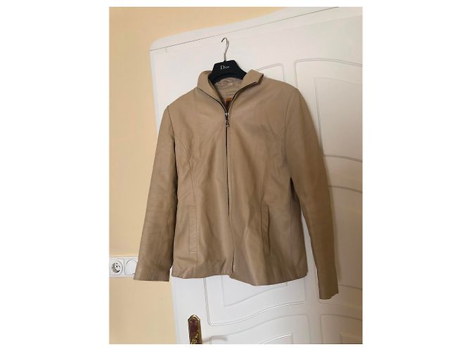 Autre Marque Lederjacke beige - Ansicht 3