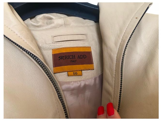 Autre Marque Lederjacke beige - Ansicht 4