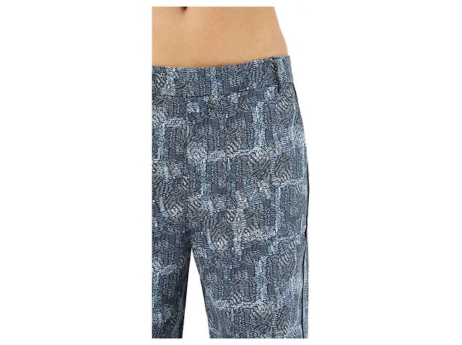 7 For All Mankind Chino Hose Scribble Blue Hellblau Dunkelblau - Ansicht 9
