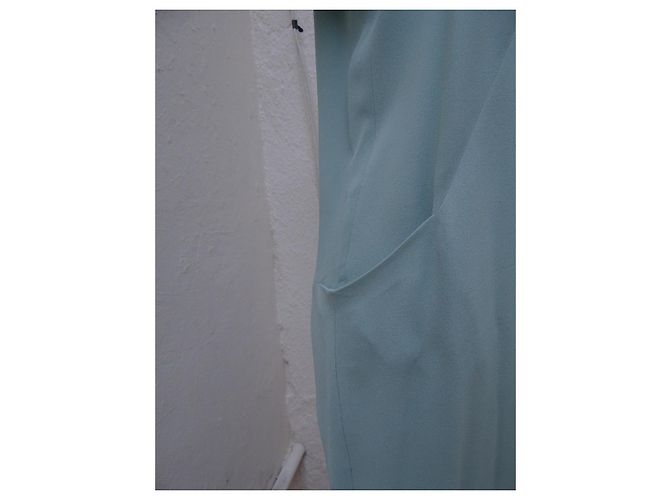 Vestido Balenciaga de seda verde - vista 3
