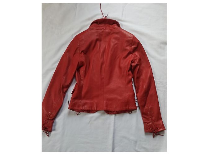 Autre Marque Lederjacke Koralle - Ansicht 2