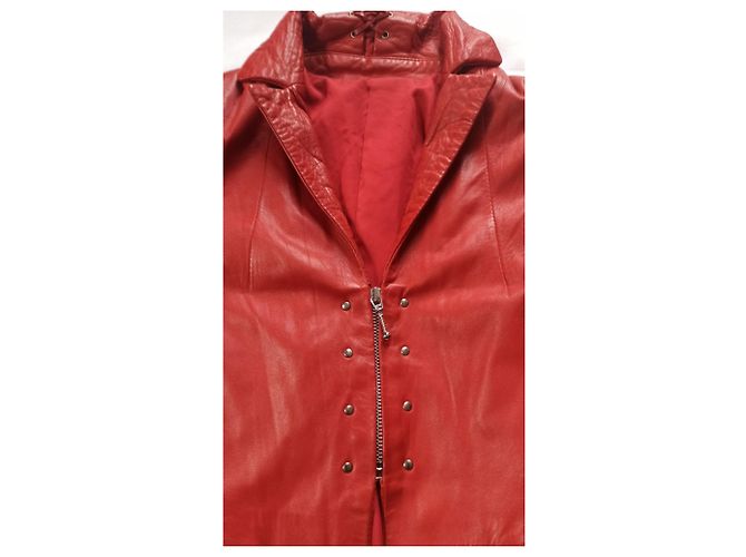 Autre Marque Lederjacke Koralle - Ansicht 3