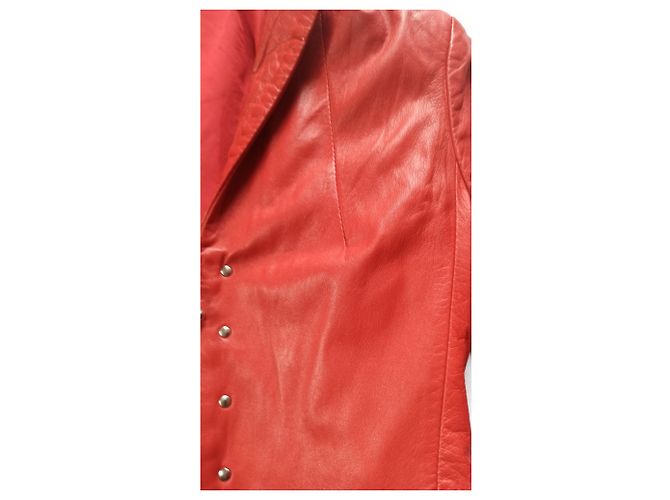 Autre Marque Lederjacke Koralle - Ansicht 4