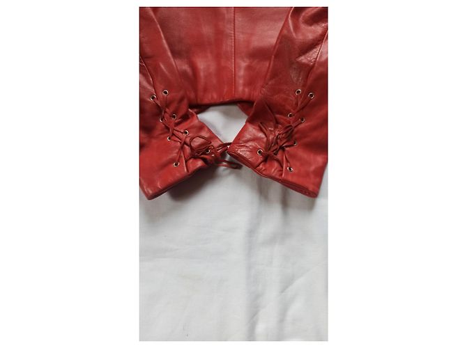 Autre Marque Lederjacke Koralle - Ansicht 5