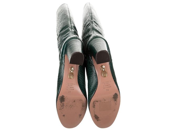 Aquazzura Stivali integrati verde BRERA - vista 4