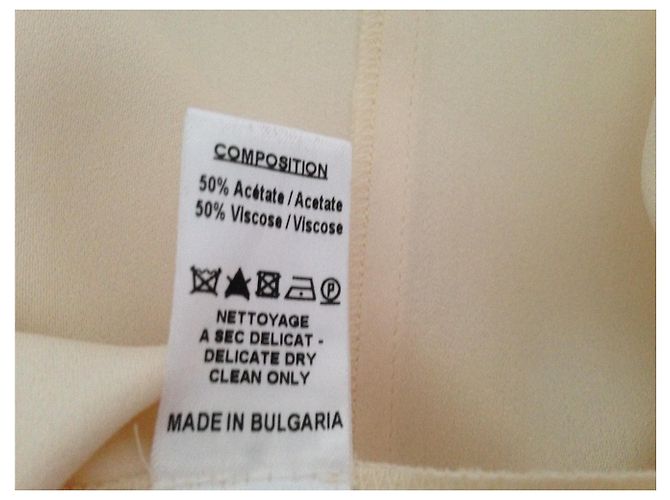 Blusa Azzaro Eggshell Viscosa Bianco sporco - vista 10