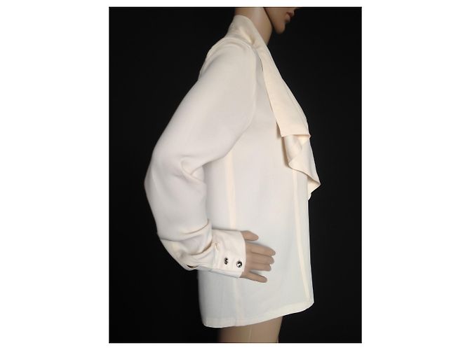 Blusa Azzaro Eggshell Viscosa Bianco sporco - vista 2