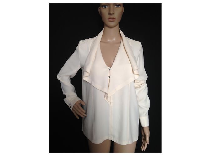 Blusa Azzaro Eggshell Viscosa Bianco sporco - vista 3