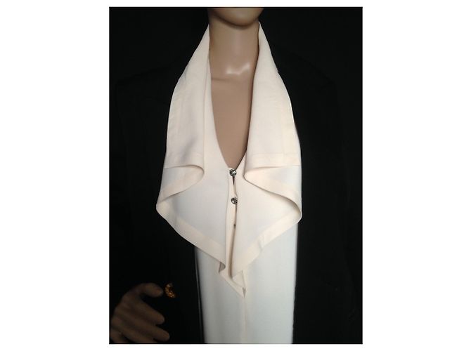 Blusa Azzaro Eggshell Viscosa Bianco sporco - vista 6