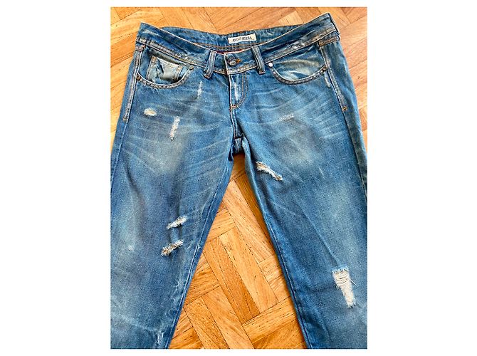 Autre Marque Jeans azules ROSSODISERA con cristales - vista 2
