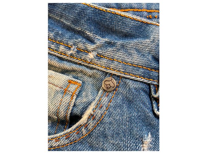 Autre Marque Jeans azules ROSSODISERA con cristales - vista 3