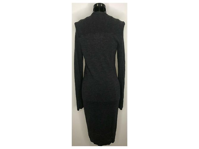 Diane Von Furstenberg Jaye Wollstrickjacke dunkelgrau Anthrazitgrau - Ansicht 2