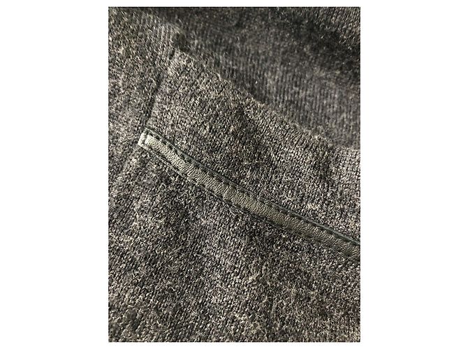 Diane Von Furstenberg Jaye Wollstrickjacke dunkelgrau Anthrazitgrau - Ansicht 6