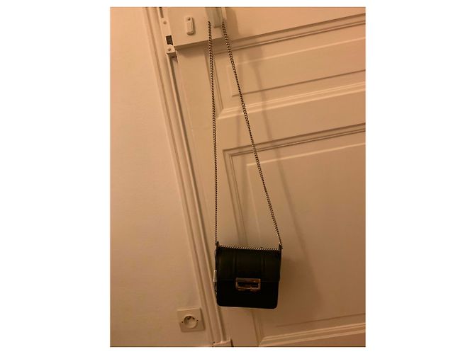 Lanvin Borsa Jiji in pelle nera Nero - vista 5