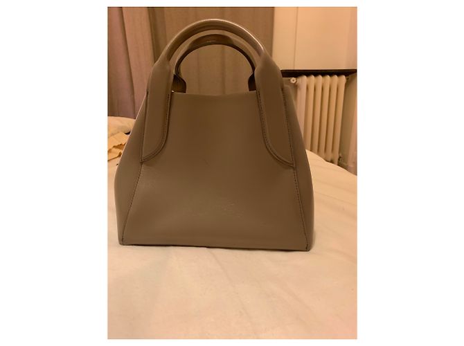 Borsa a tracolla Lanvin in pelle grigio scuro Grigio antracite - vista 2