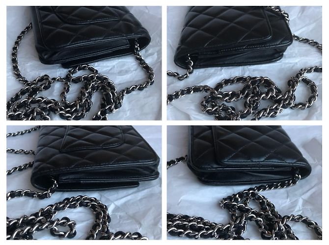 Chanel WOC Wallet on Chain mit Staubbeutel und Box Schwarz - Ansicht 10