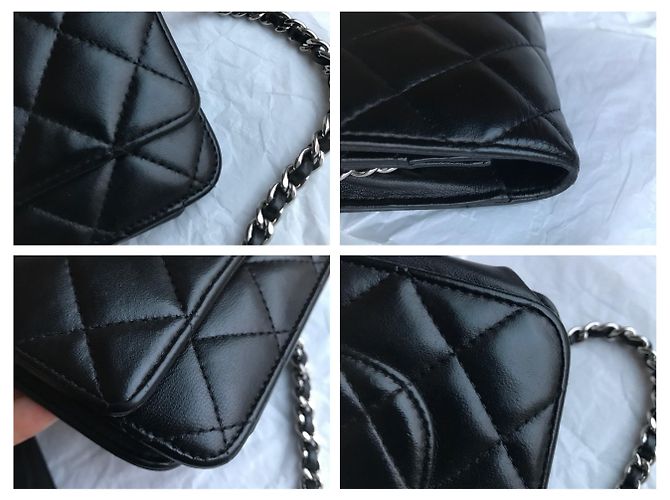 Chanel WOC Wallet on Chain mit Staubbeutel und Box Schwarz - Ansicht 12