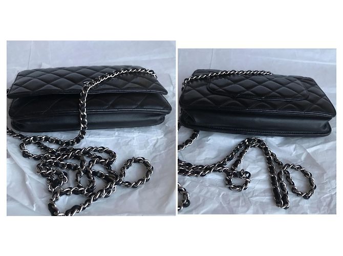 Chanel WOC Wallet on Chain mit Staubbeutel und Box Schwarz - Ansicht 13