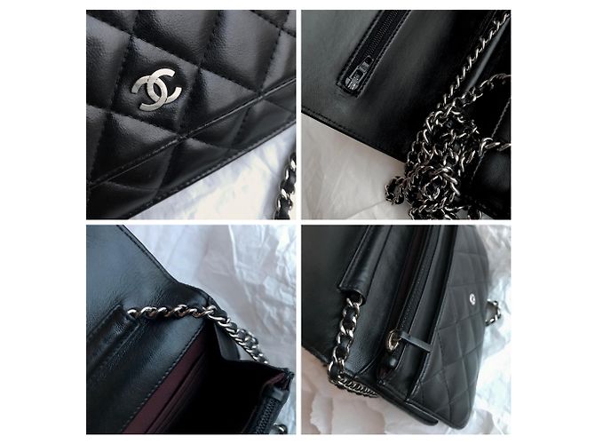 Chanel WOC Wallet on Chain mit Staubbeutel und Box Schwarz - Ansicht 15