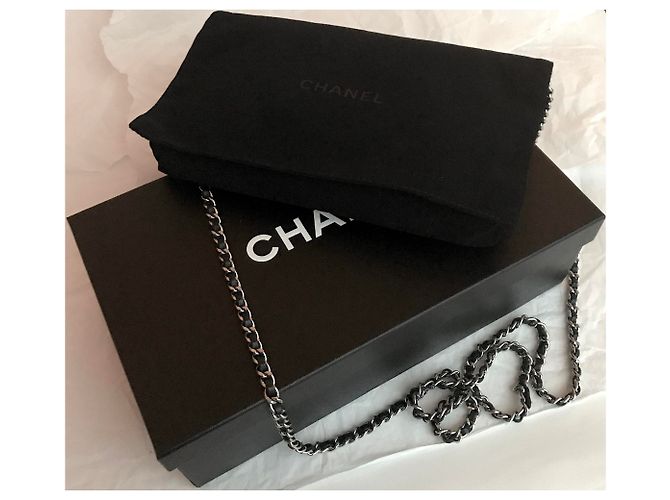 Chanel WOC Wallet on Chain mit Staubbeutel und Box Schwarz - Ansicht 3