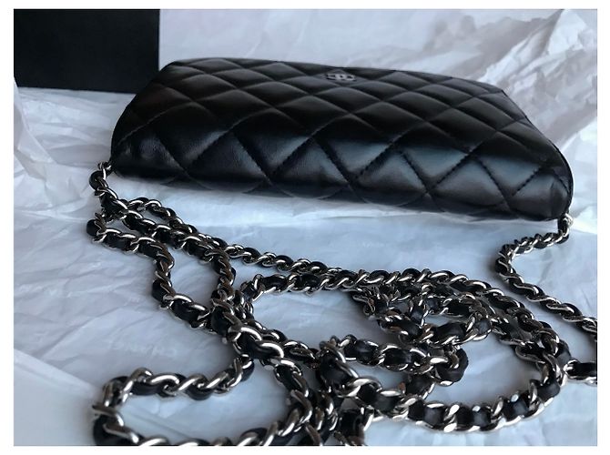 Chanel WOC Wallet on Chain mit Staubbeutel und Box Schwarz - Ansicht 5