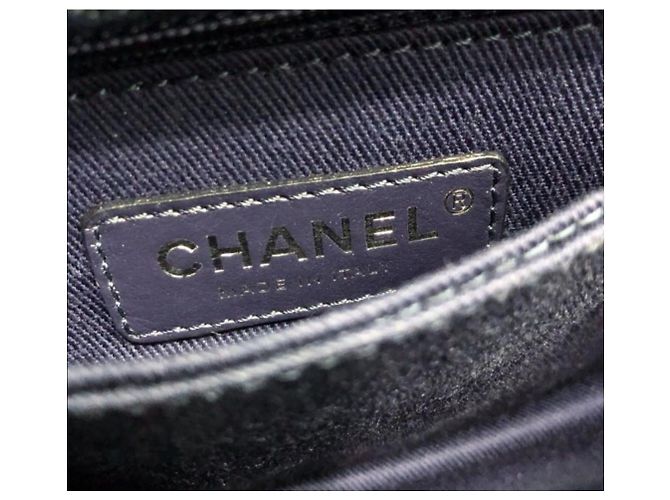 Chanel Coco Griff Tasche Blau - Ansicht 8
