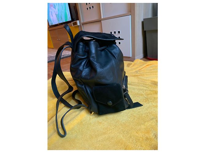 Liebeskind Berlin Lederrucksack Schwarz - Ansicht 2