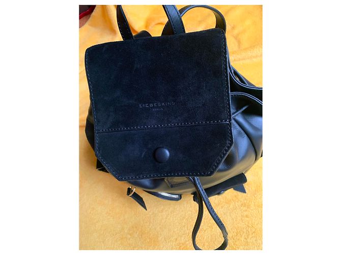 Liebeskind Berlin Lederrucksack Schwarz - Ansicht 5