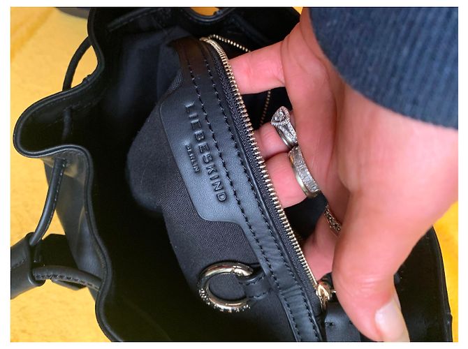Liebeskind Berlin Lederrucksack Schwarz - Ansicht 6