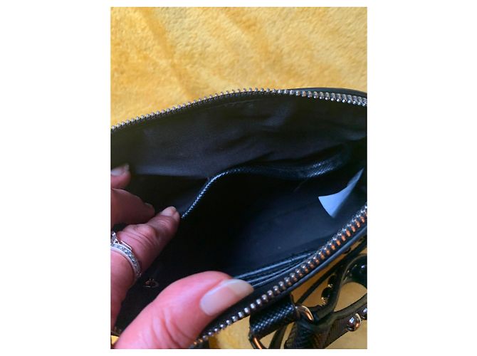 Borsa Steve Madden in pelle nera con borchie argento Nero - vista 8