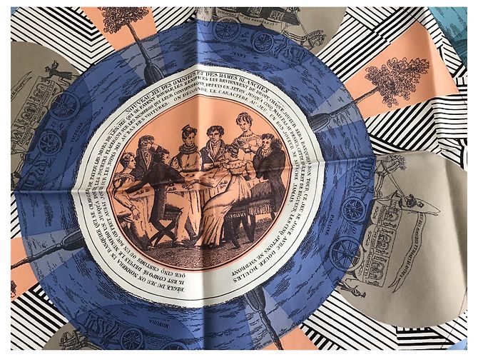 Hermès remix di omnibus e giochi per donne bianche Blu navy - vista 10