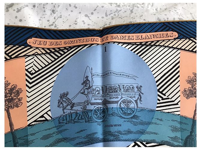 Hermès remix di omnibus e giochi per donne bianche Blu navy - vista 2