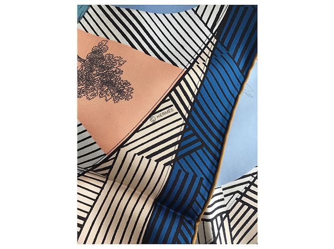 Hermès remix di omnibus e giochi per donne bianche Blu navy - vista 3