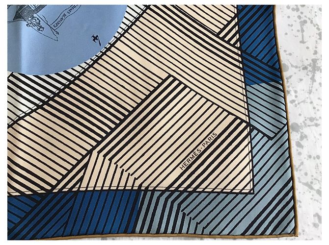 Hermès remix di omnibus e giochi per donne bianche Blu navy - vista 7