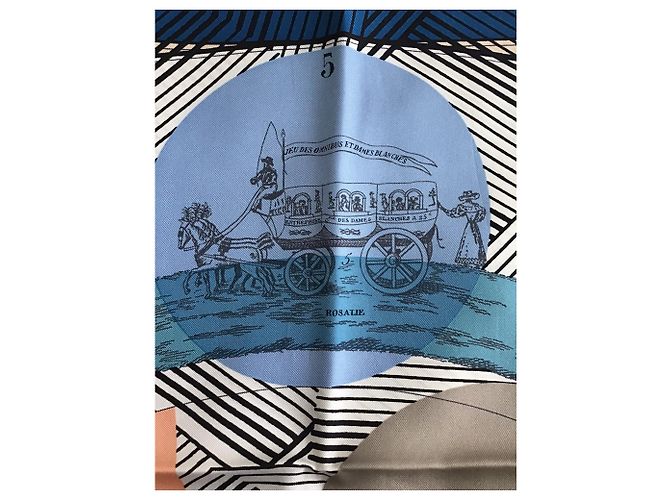 Hermès remix di omnibus e giochi per donne bianche Blu navy - vista 8